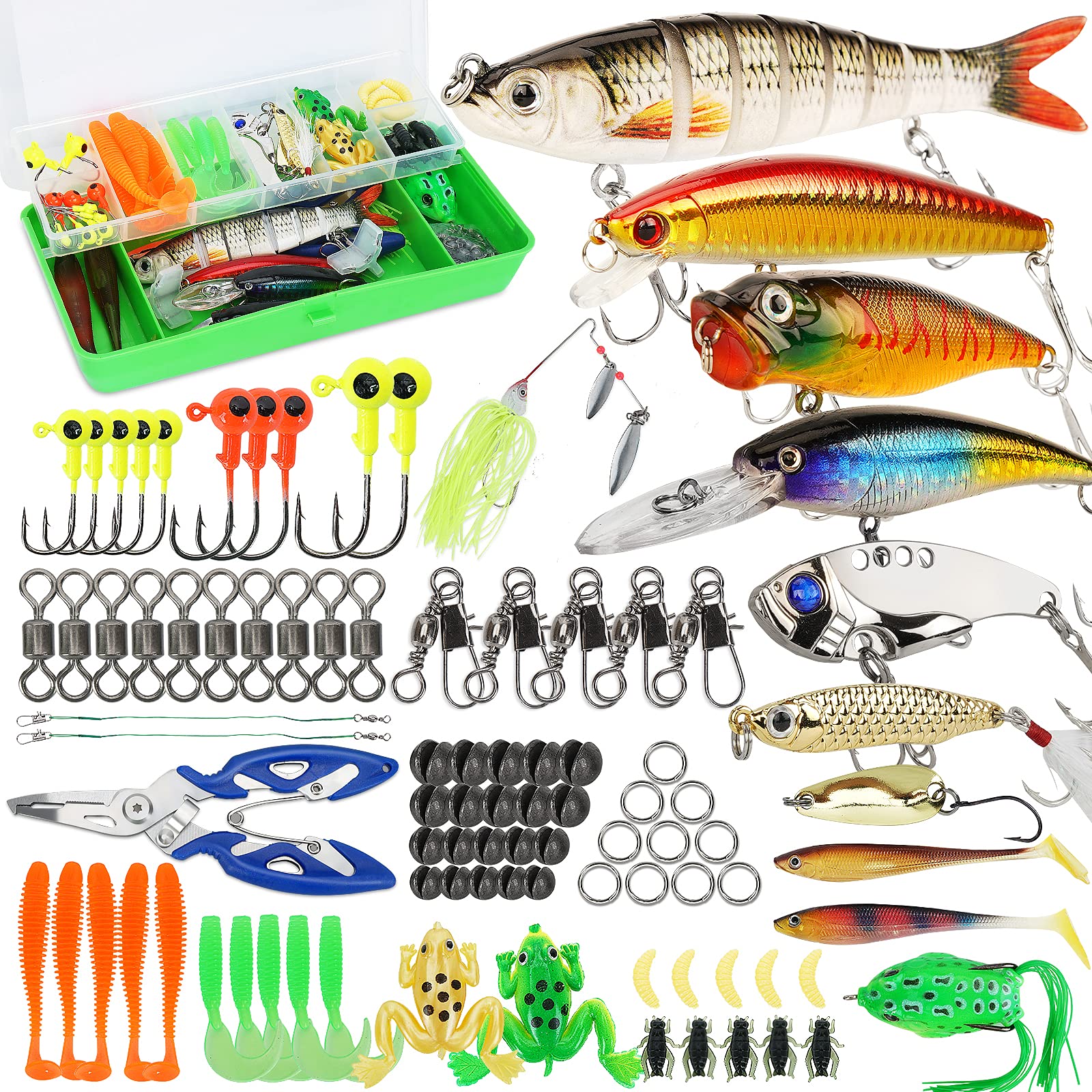 Chartreuse Soft Plastic Worm Pack